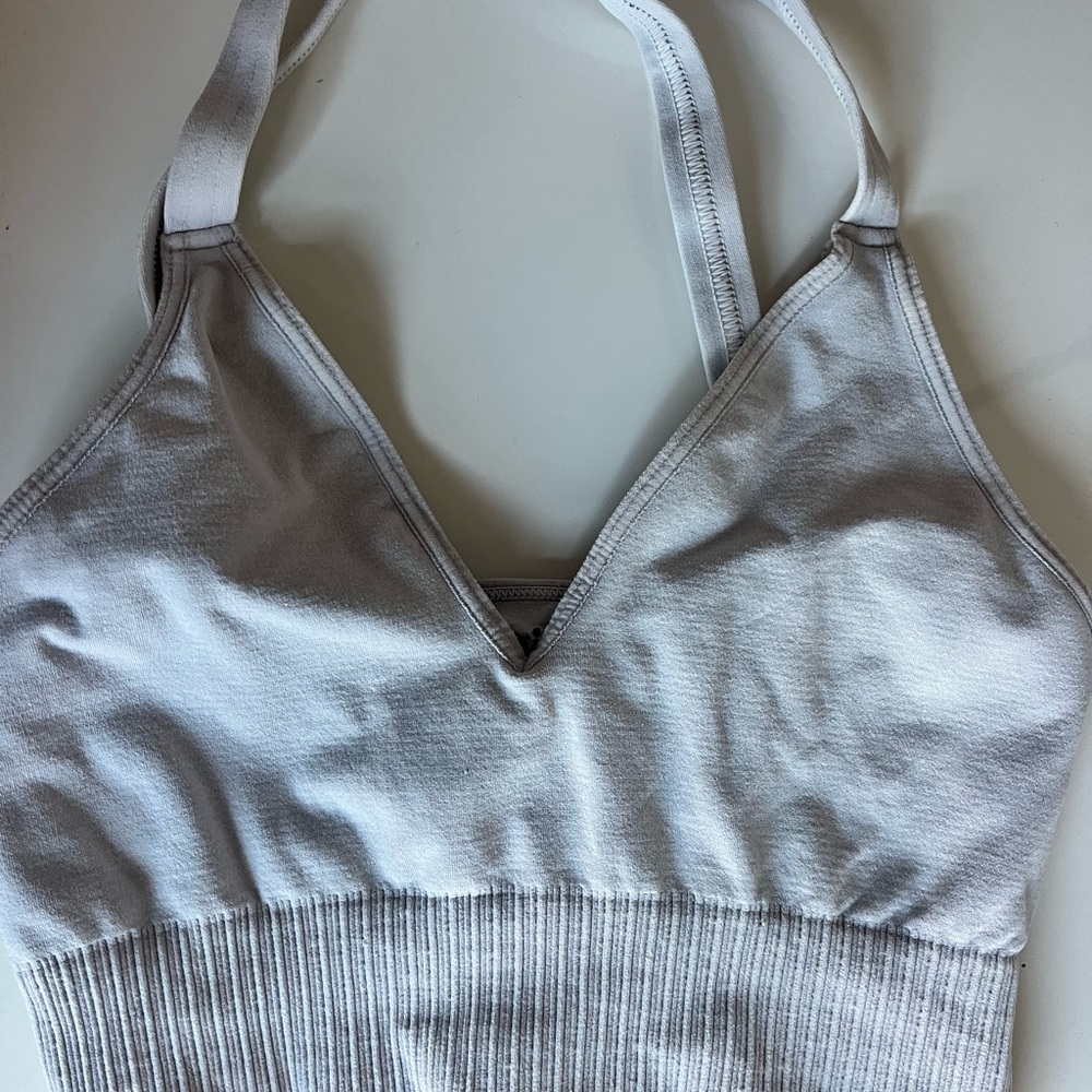FP Movement by Free People Light Gray Sports Bra